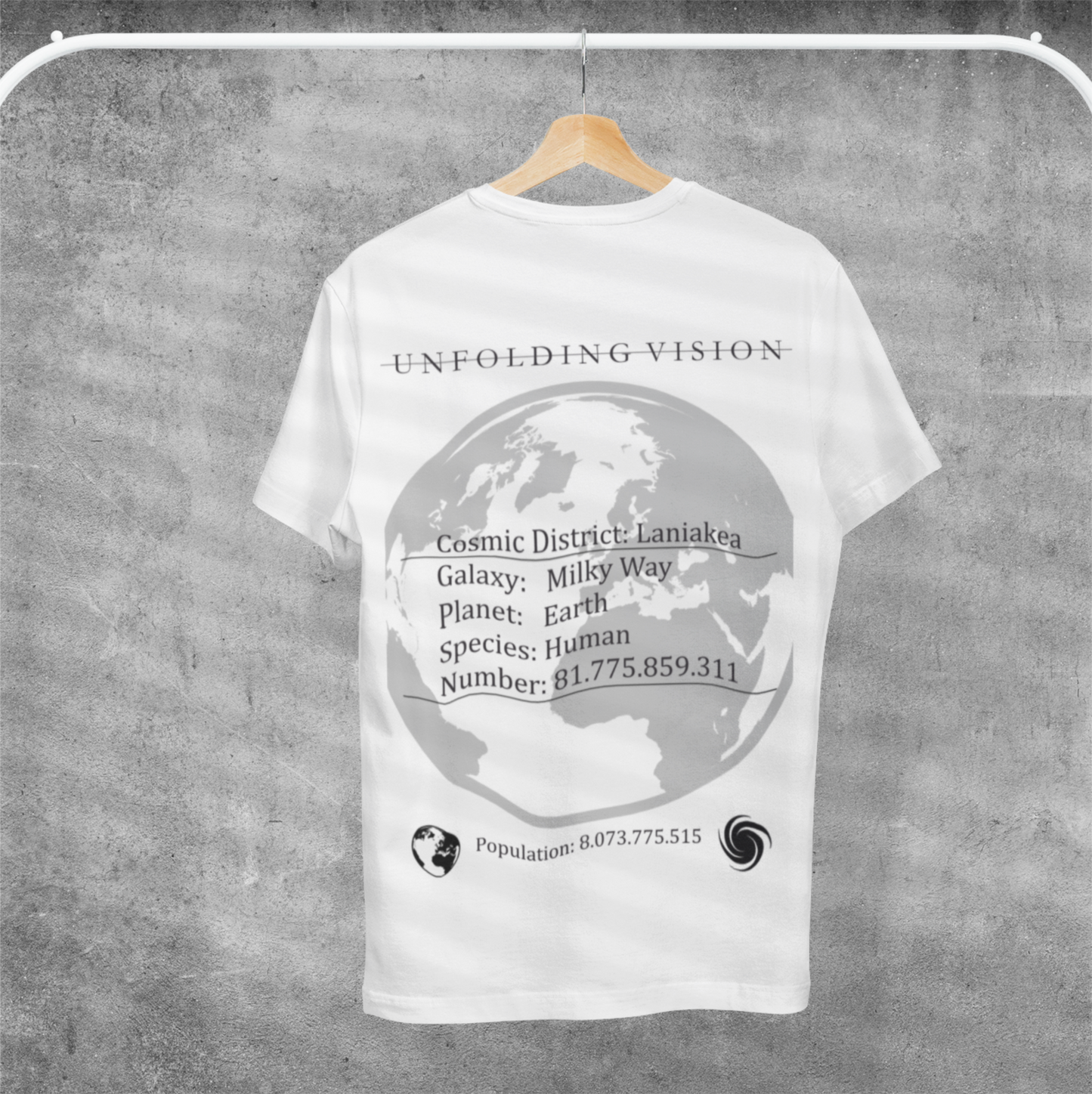 Cosmic ID Tee Weiß