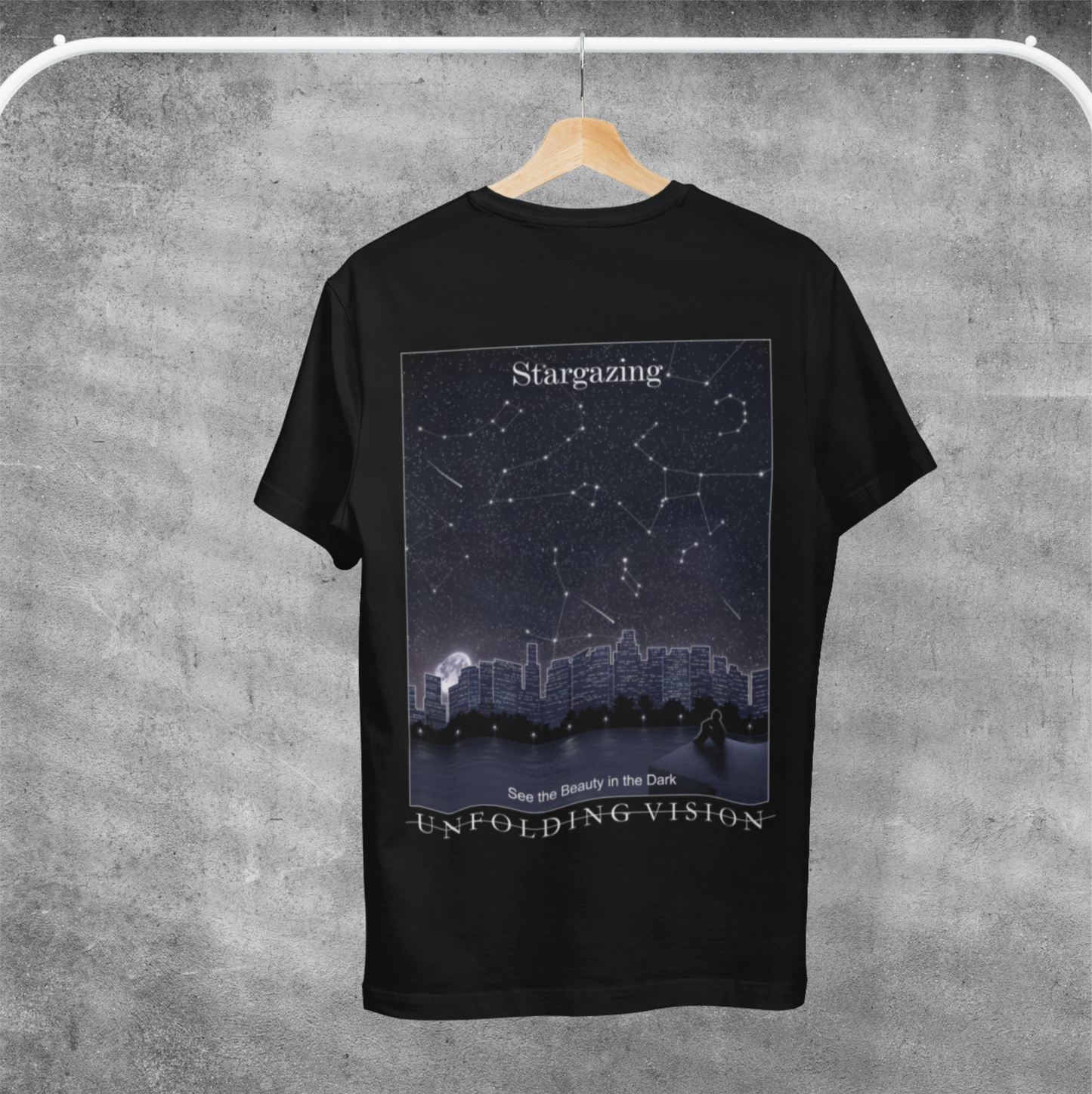 Stargazing Tee Schwarz