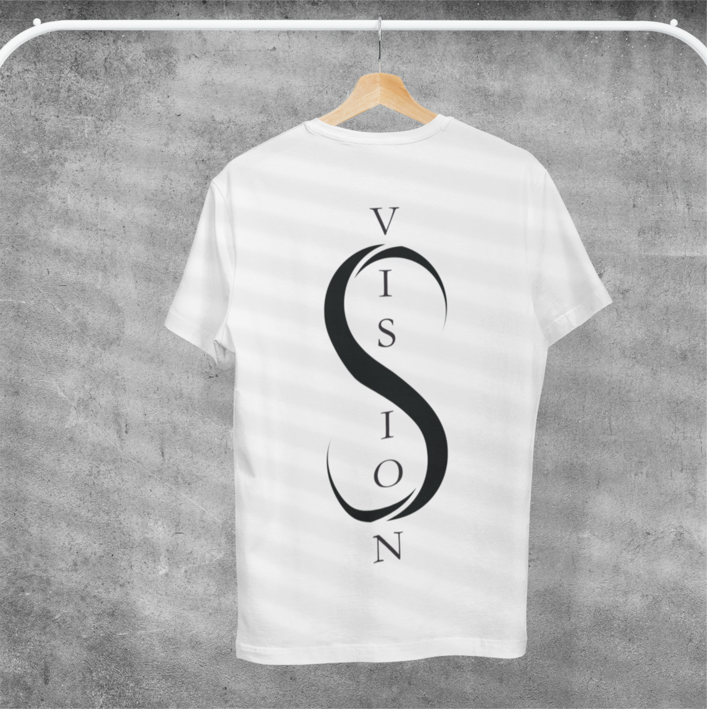 Vertical Logo Tee Weiß
