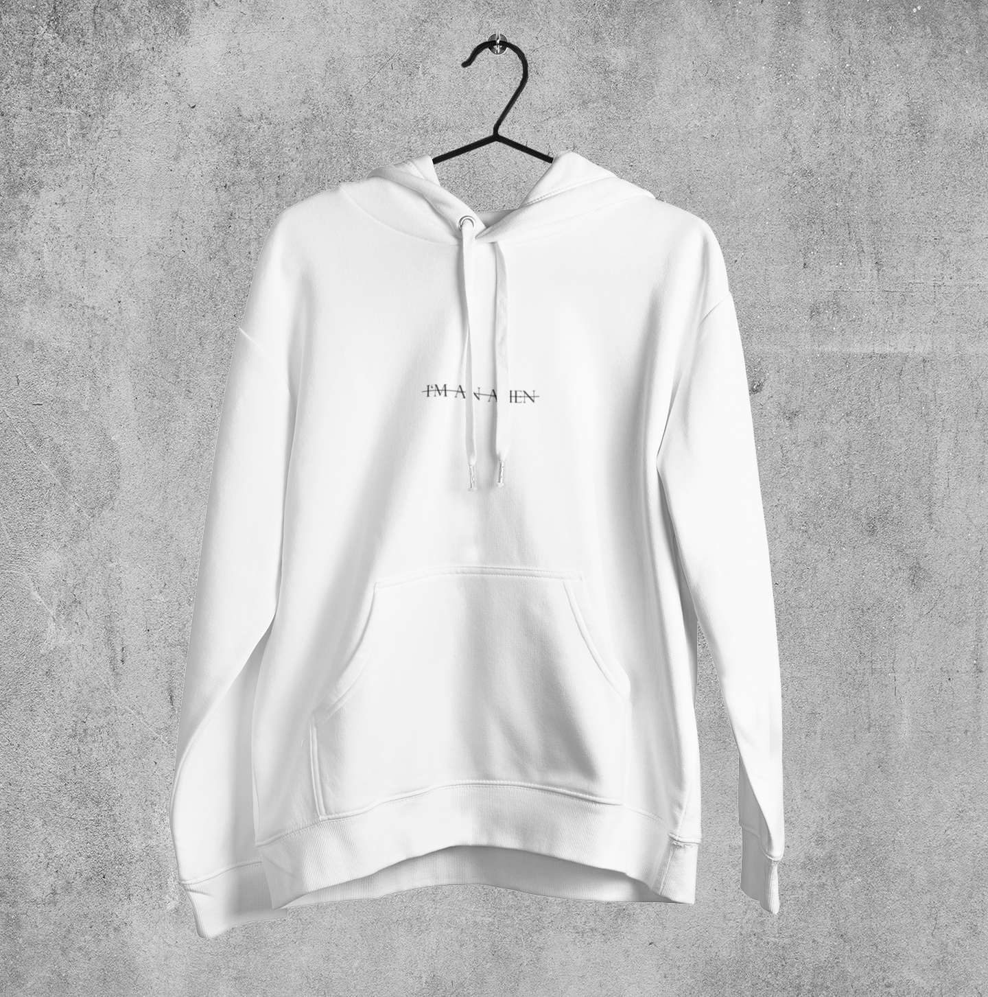 Stoned Alien Hoodie Weiß