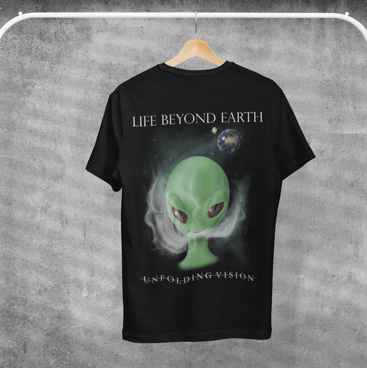 Stoned Alien Tee Schwarz