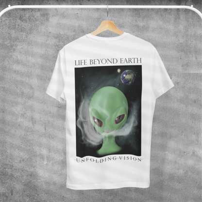 Stoned Alien Tee Weiß
