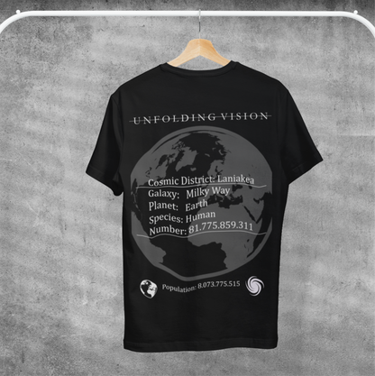 Cosmic ID Tee Schwarz