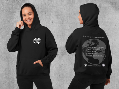 Cosmic ID Hoodie Schwarz