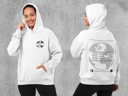 Cosmic ID Hoodie Weiß