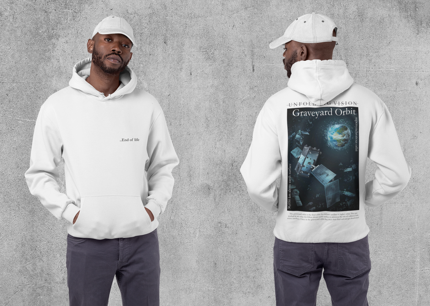 Graveyard Orbit Hoodie Weiß