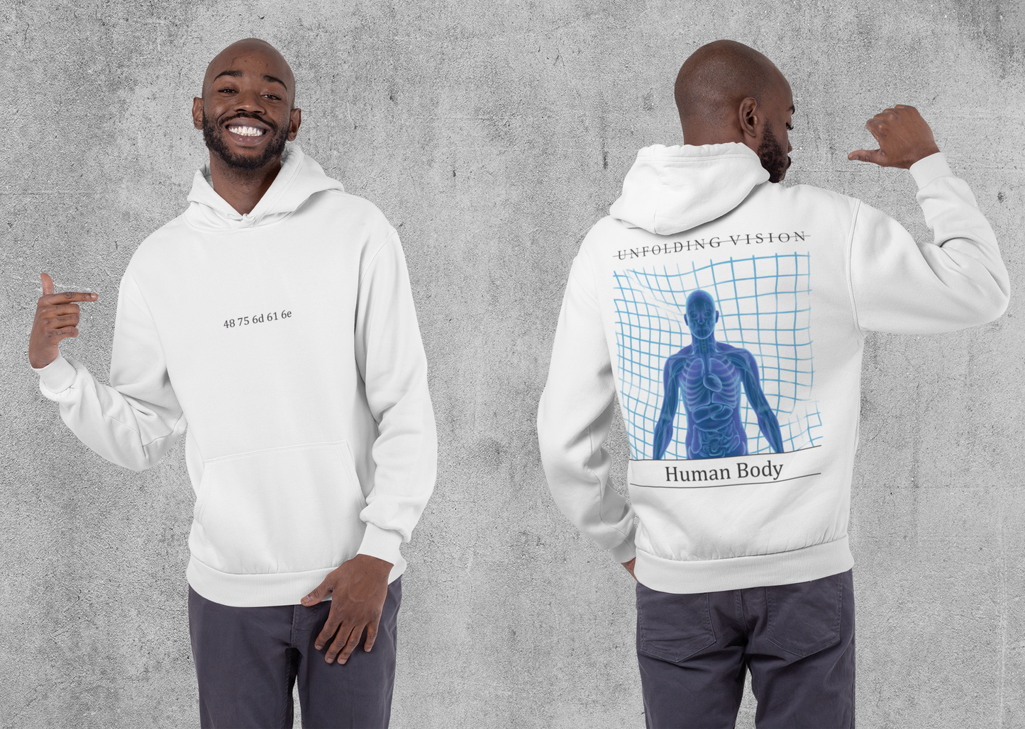 Holo Hoodie Weiß