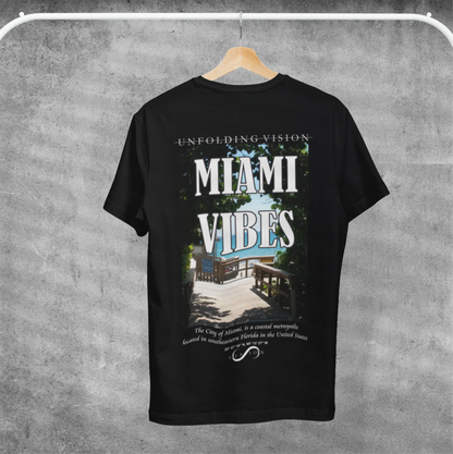 Miami Vibes Tee Schwarz