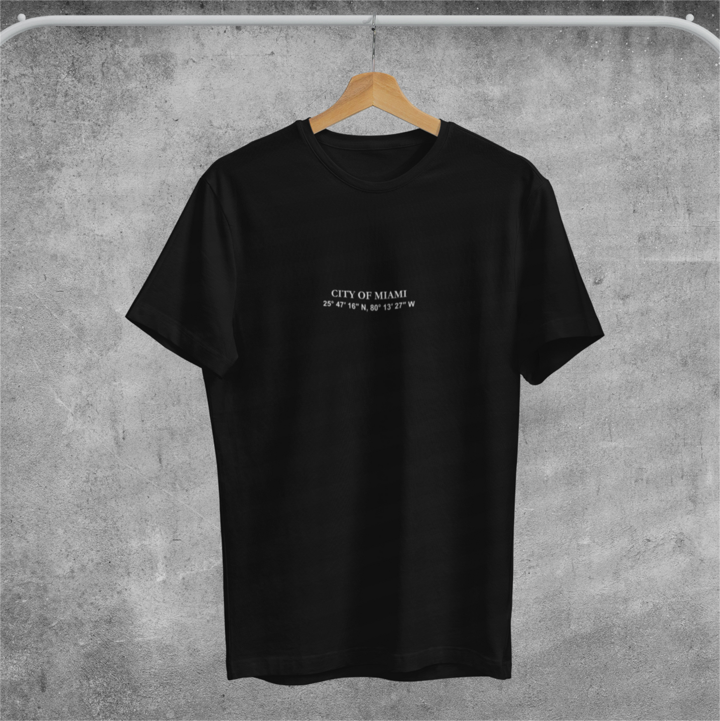 Miami Vibes Tee Schwarz