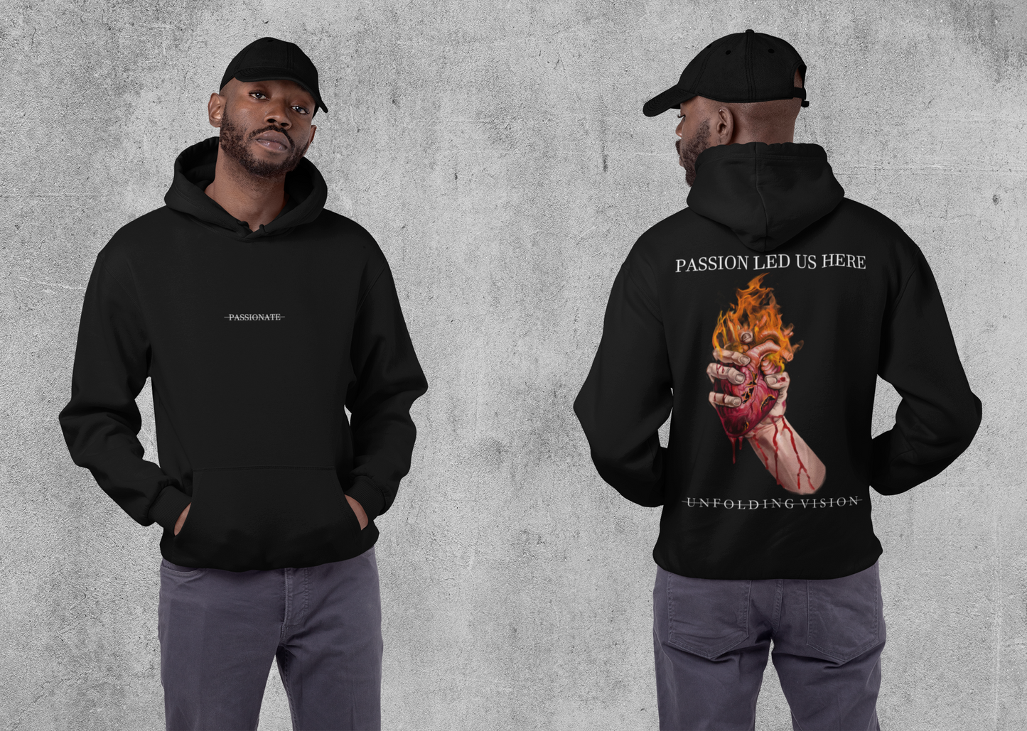 Passionate Hoodie Schwarz