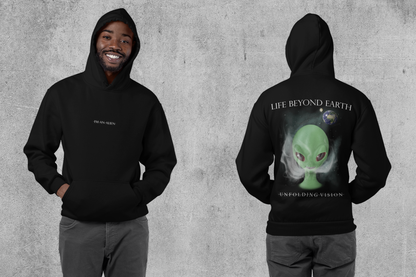 Stoned Alien Hoodie Schwarz