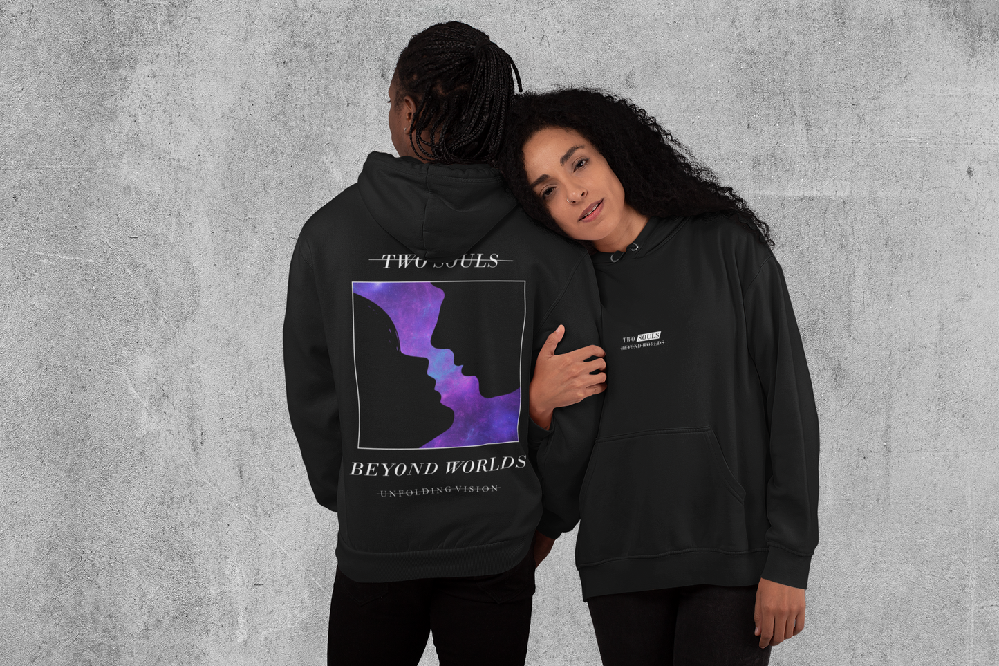 Soulmates Hoodie Schwarz