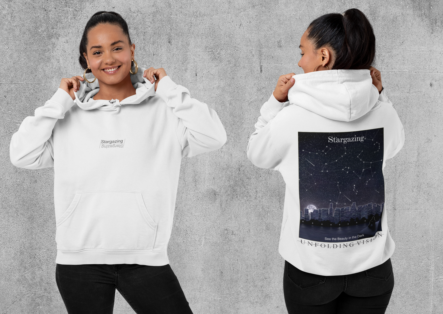 Stargazing Hoodie Weiß