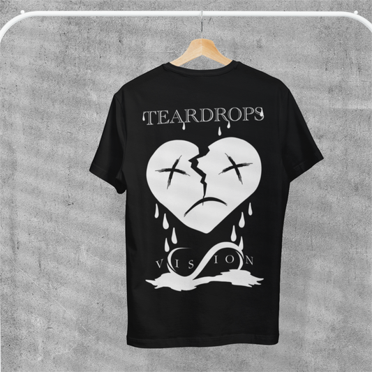 Teardrops Tee Schwarz