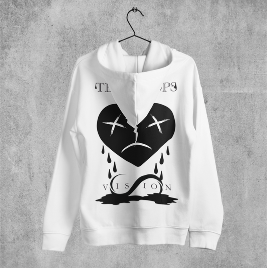 Teardrops Hoodie Weiß