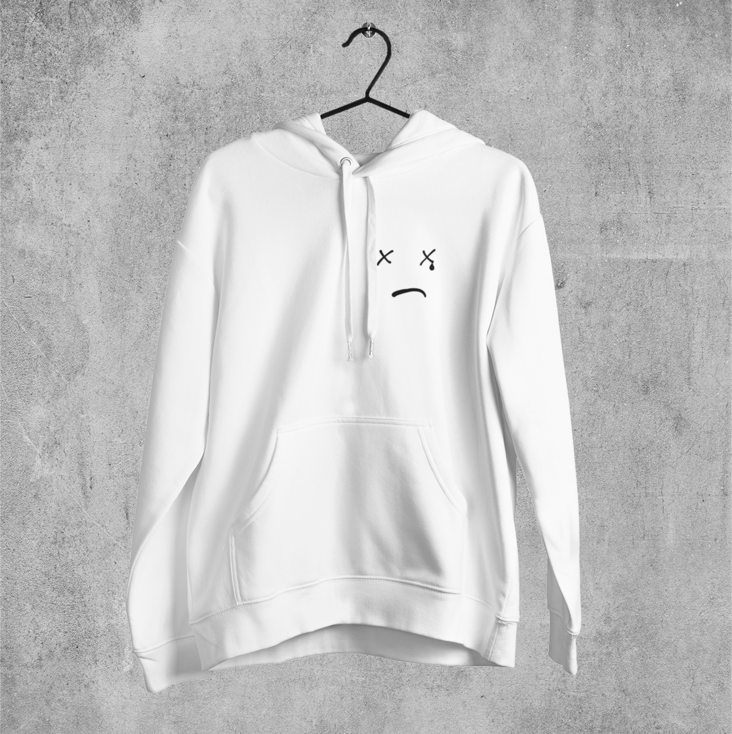 Teardrops Hoodie Weiß