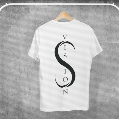 Vertical Logo Tee Weiß
