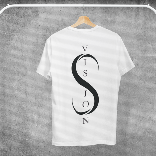 Vertical Logo Tee Weiß